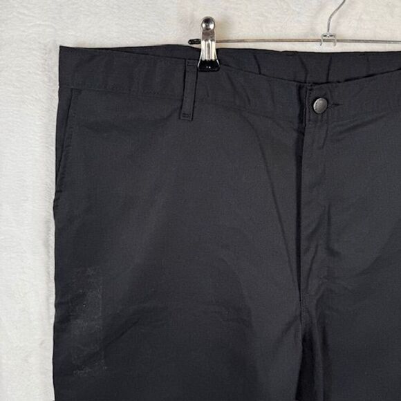 NWOT Dickies Casual Flat Front Core Work Pants Black Straight Leg Size 42 - Picture 2 of 10